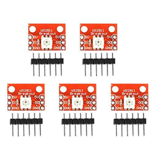 Breakout Boards, 5 pezzi WS2812 Breakout Module Board con controllo (n1t)