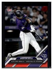 2024 Topps Now #319 Brenton Doyle Red Parallel #d 7/10