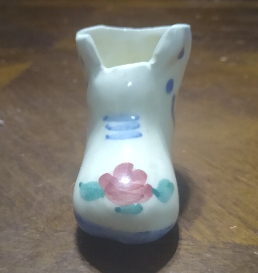 Ceramic Shoe With Red Flower (Box 18) Japanese? | eBay