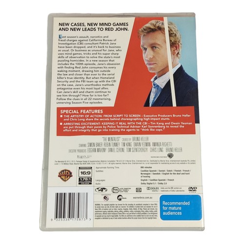 The Mentalist TV Series DVD Bundle Seasons 1 - 6 Simon Baker TV Drama Crime - Picture 15 of 19