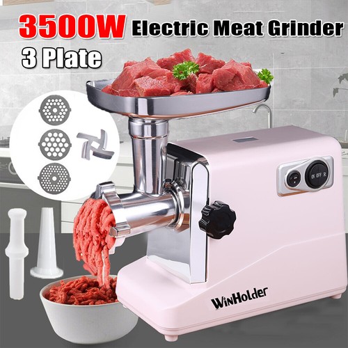 Heavy Duty 3500W Powerful Electric Meat Grinder Mincer Sausage Maker w