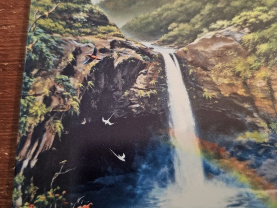 HIDDEN VALLEY Art Print By Hawaian Artist Patrick Ching Printed On Ceramic Tile - Image 3 of 4