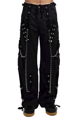 TRIPP NYC DARK CUFF PANT BLACK PANTS
