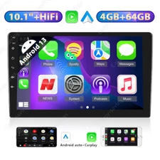10 Inch 2 Din Car Stereo Radio Android 13 GPS Wifi Touch Screen MP5 Player 4+64G