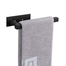 9 Inch Self Adhesive Hand Towel Holder Rustproof Wall Towel Rack for Bathroom