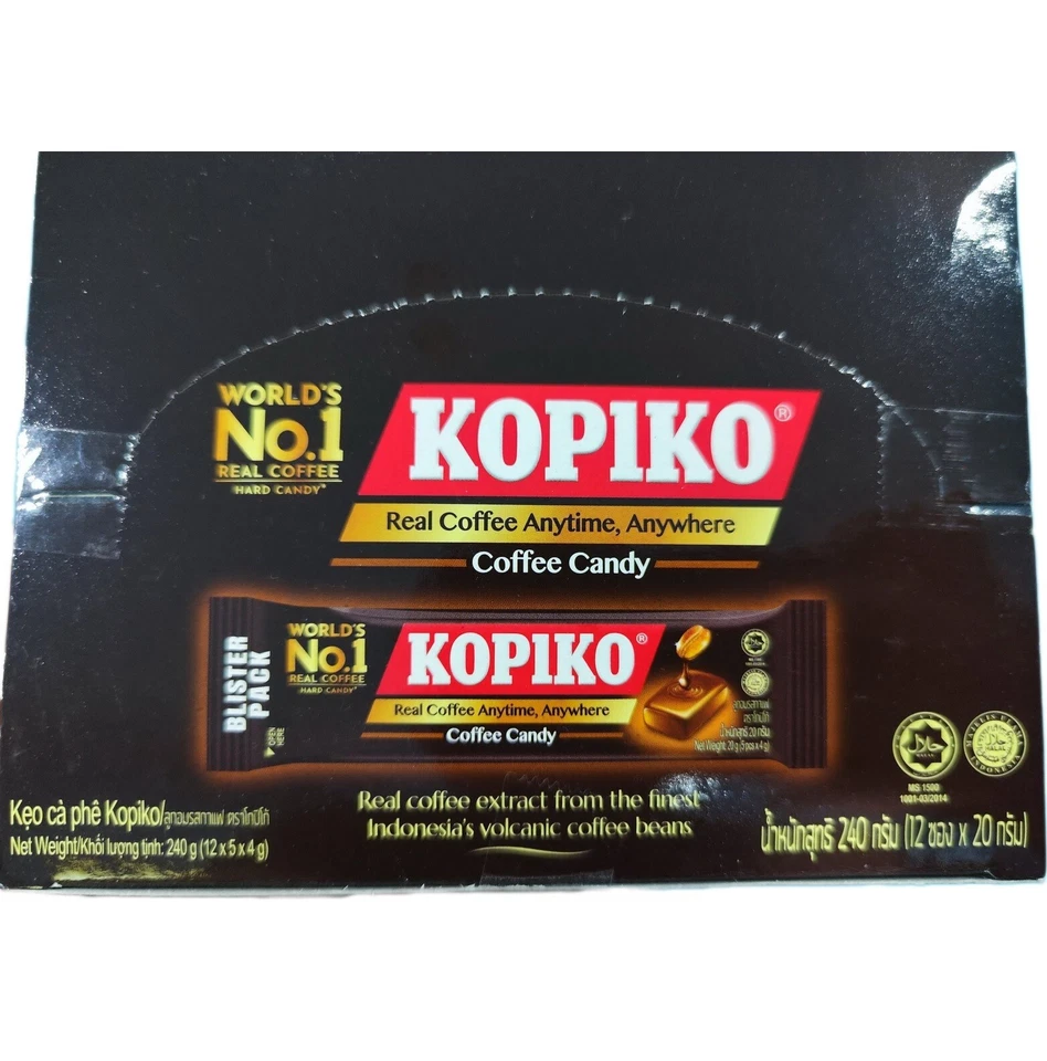 Kopiko Coffee Candy Blister Pack Original Hard Candy (1 Box : 12 Packs ) - Image 3 of 4