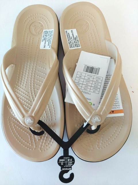 Crocs Crocband Flip Jandals Black Mens 
