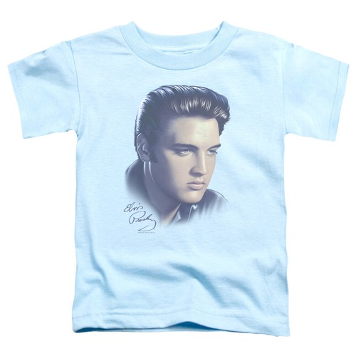 Elvis Presley Toddler T-Shirt Portrait Light Blue Tee