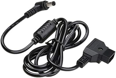 Moman Power D-Tap to 12V DC 2.5 Right Angle Cable for DSLR Rig BlackMagic Camera