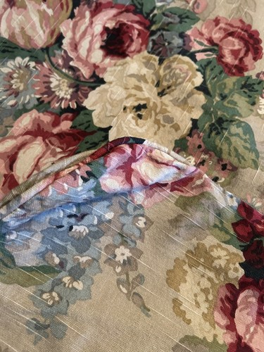 Ralph Lauren PERGOLA King Duvet Cover Tea W 3 Ruffled Euro Shams Rare Heavy - Picture 4 of 12