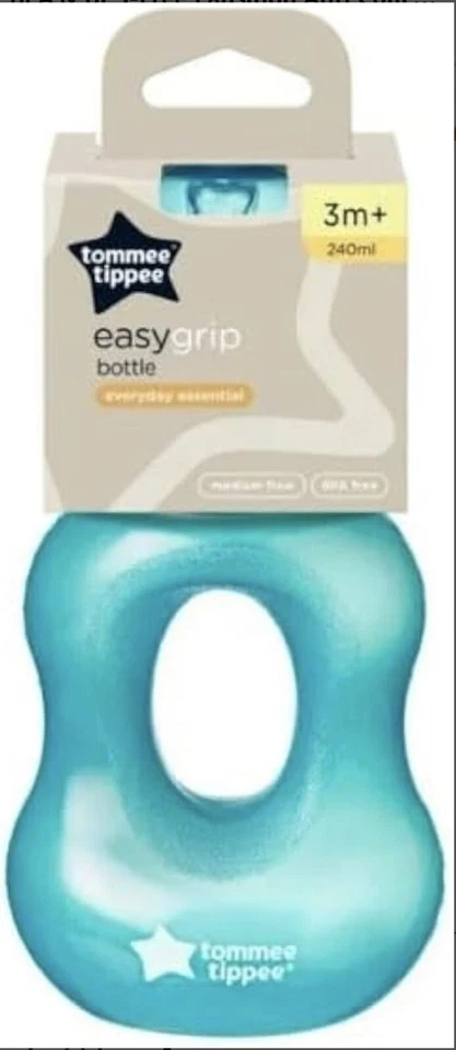 Tommee Tippee Essentials Easy Grip Bottle - Blue
