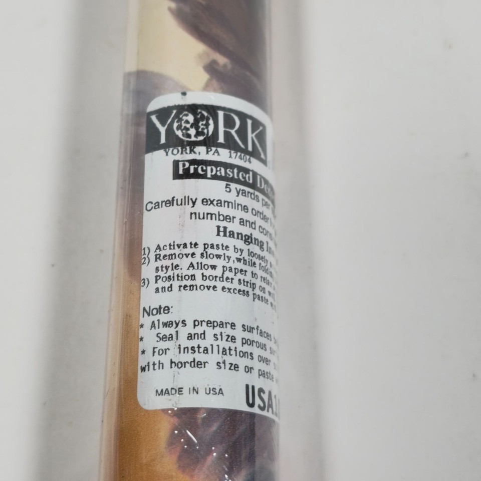 York Eagle Prepasted Decorative Border 5 Yards Vinyl Spool Made In USA