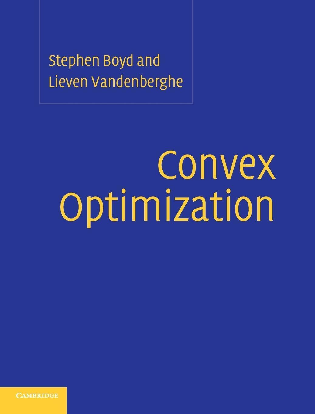 Thumbnail - Lieven Vandenberghe | Convex Optimization | Buch | Englisch (2004) |