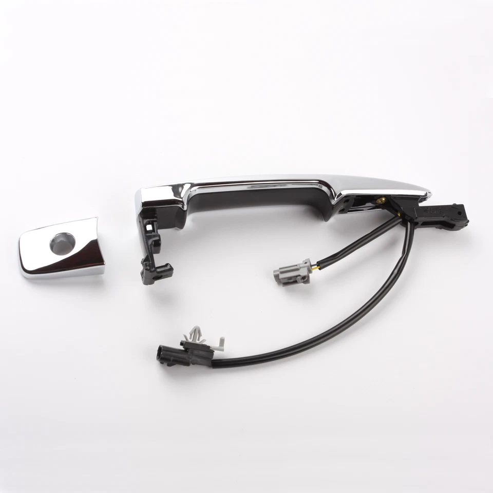 Outside Door Handle Keyhole Chrome For Nissan Leaf Maxima Murano Sentra Front L - Image 4 of 4