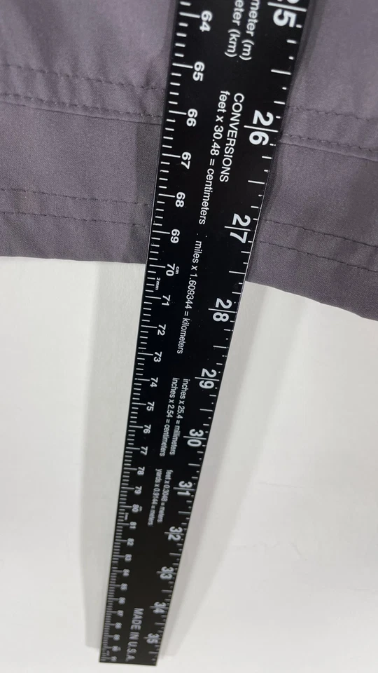 Natural Uniforms Scrub Top Womens Size Large Short Sleeve Solid Purple. - Image 2 of 4