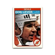 1982 O-Pee-Chee Don Lever New Jersey Devils #141