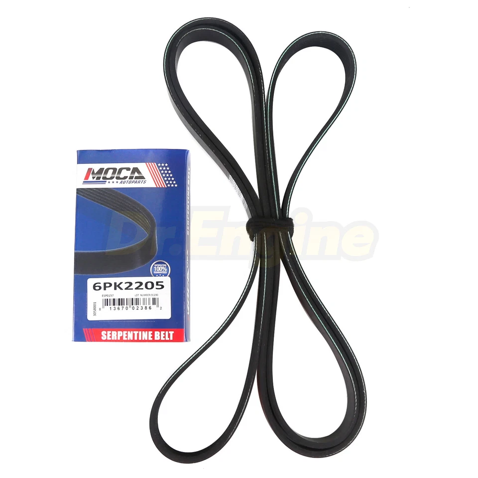Serpentine Belt Drive Component Kit for Dodge Nitro Jeep Liberty Ram 1500 - Image 4 of 4
