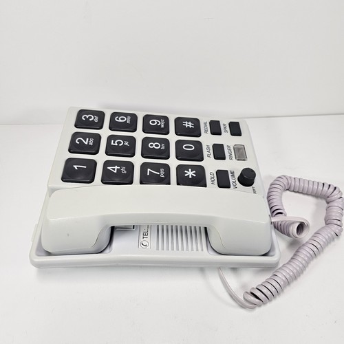 Large Number Corded Phones for Seniors Elderly, Big Button Telephones Loud - Zdjęcie 4 z 5