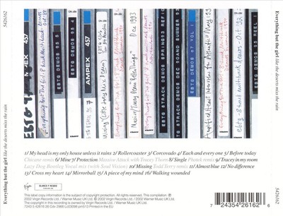 EVERYTHING BUT THE GIRL - LIKE THE DESERTS MISS THE RAIN NEW CD