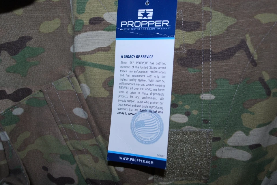 Camisa Uniforme Táctico MultiCam Camuflada ACU de PROPPER F5418 Foto 3 de 4