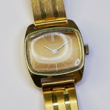 Reloj Mujer Vintage - Formatic 17 Antichoc Dorado SWISS MADE PUW 1175 17 Jewels