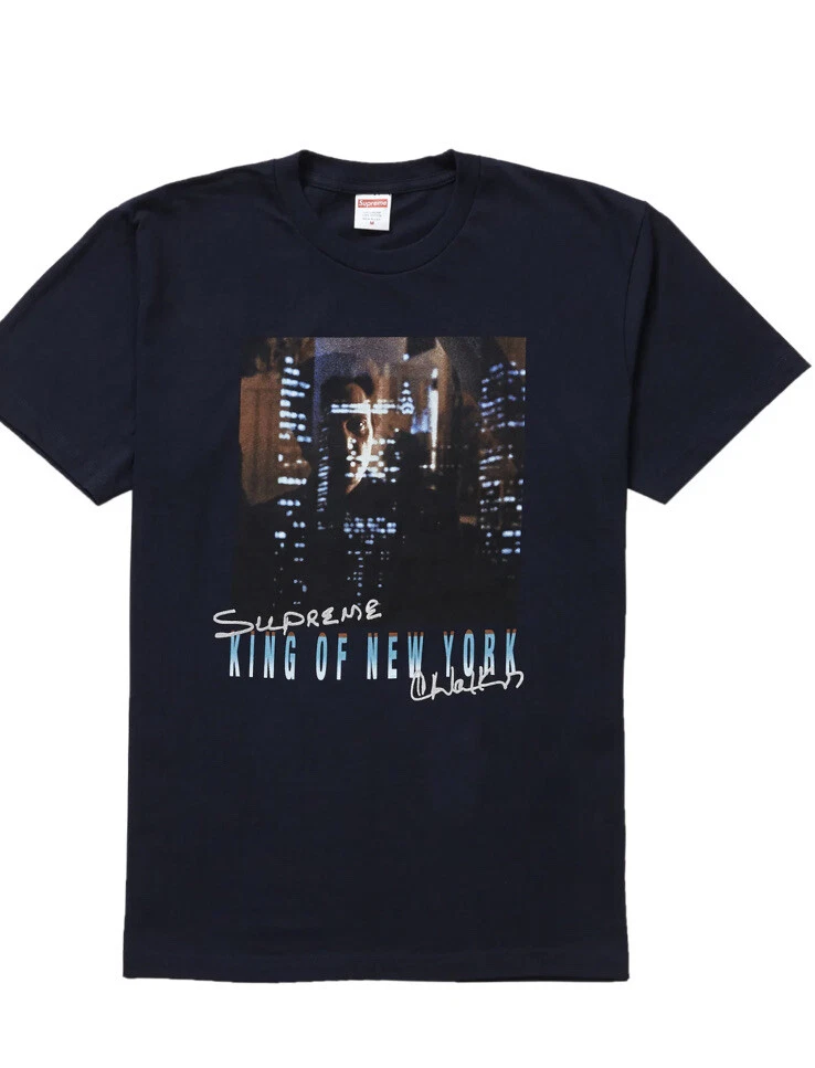 Tee shirt Supreme King of New York marine printemps été SS 2019 neuf dans son sac taille M