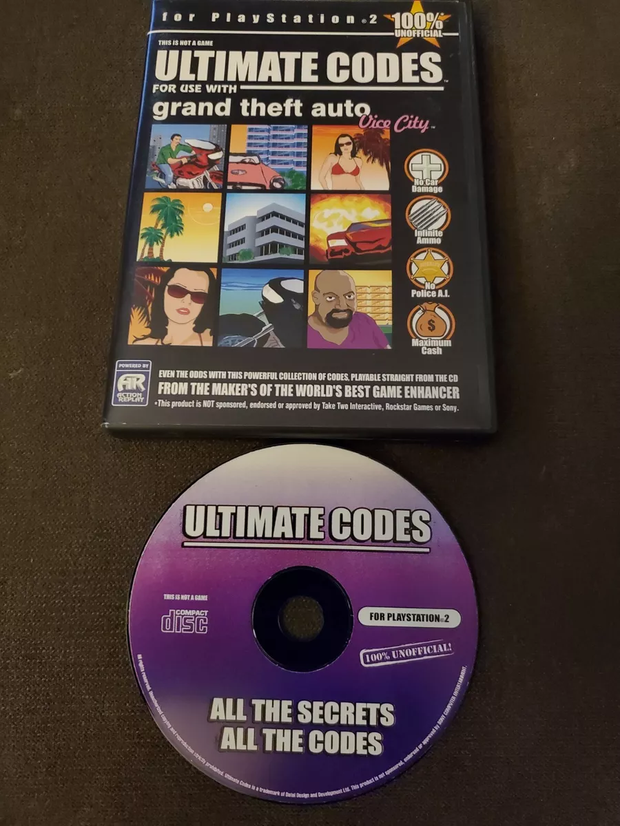 GTA Vice City PS2 codes 