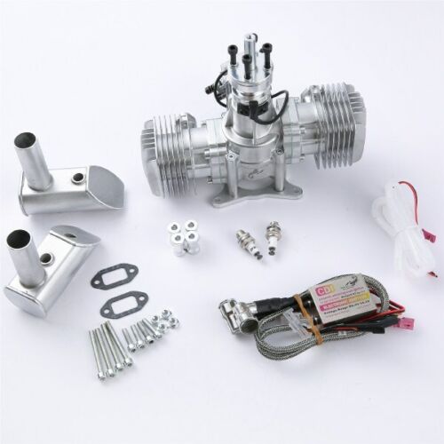 RCGF STINGER 70cc Twin Gas Two Stroke RC Remote Control Airplane Engine - Picture 2 of 6