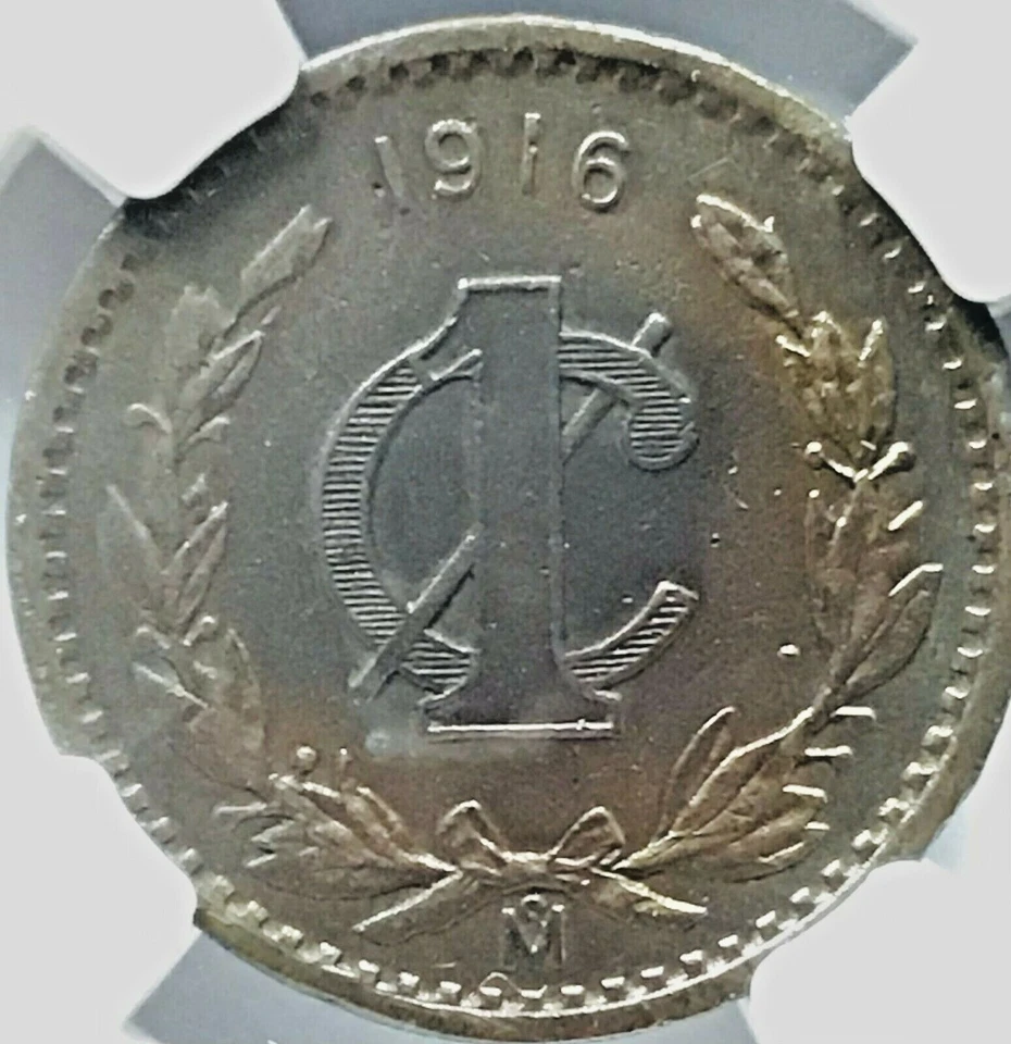 1916 Mexico 1 Centavo NGC VF Details KM 415 (C636) - Image 3 of 4