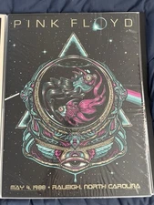 Pink Floyd Poster  5/4/88 Raleigh - Jeff Wood 36/50 