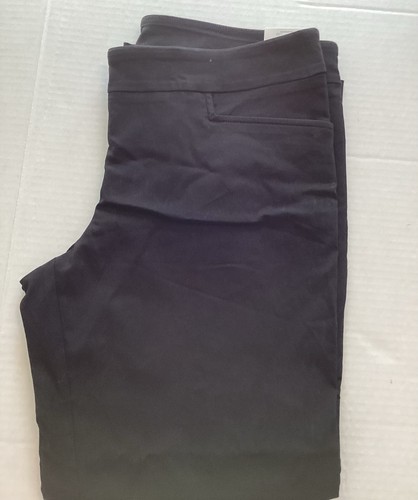 Time and Tru Women’s Straight Leg Mid Rise Stretch Pants XL /XG (16-18) Black - Picture 9 of 11