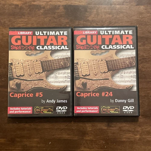 Lick Library Ultimate Guitar Shredding Classical Volume 5 And 24  See Pictures
