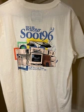 VINTAGE 1990s WILBUR SOOT 96 OS 1.2 PC COMPUTER TECH GEEK TEE T SHIRT Sz Mens S