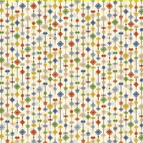 Korean Traditional Knots Patterned Fabric made in Korea  BTHY