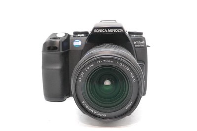 Exc+5 KONICA MINOLTA α Sweet DIGITAL DSLR Camera Black w/ 18-70mm