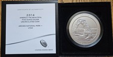 2014-P ATB 5 oz Arches National Park in OGP w/COA
