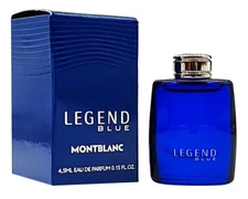 Mont Blanc Legend Blue Men Mini 0.15 oz 4.5 ml Eau De Parfum* Dab-On Splash Nib