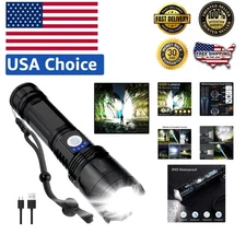 Super Bright 990,000 Lumens Handheld Flashlight - Multi-Functional & Waterproof