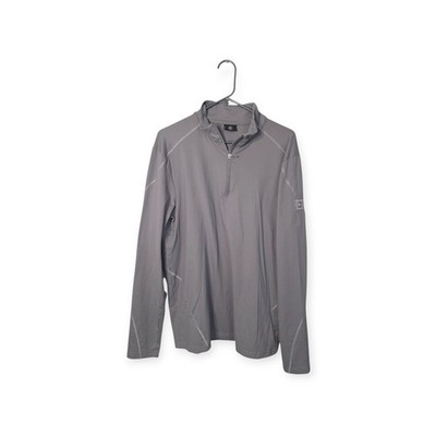Men's Bogner Half Zip, long sleeve  top in gray, size XL