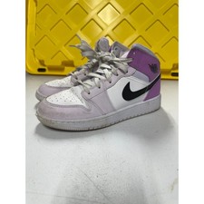 Nike Air Jordan 1 Mid GS Barely Grape Purple White DQ8423-501 Kids Size 6Y