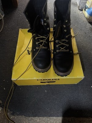 Carolina Work Boots Size 11 2E WIDE CA825 8  Logger Excellent Condition