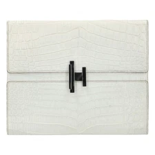 Hermes Clutch Bag Cinetic C Engraved SV Hd Nilotica Scratch 234840