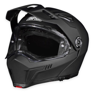 Simpson Journey Bandit Modular Motorcycle Helmet Matte Black Small DOT ECE