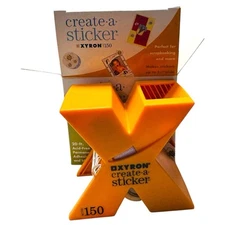 Xyron Create a Sticker Model 150 Dispenser+Permanent Refill Cartridge+Booklet