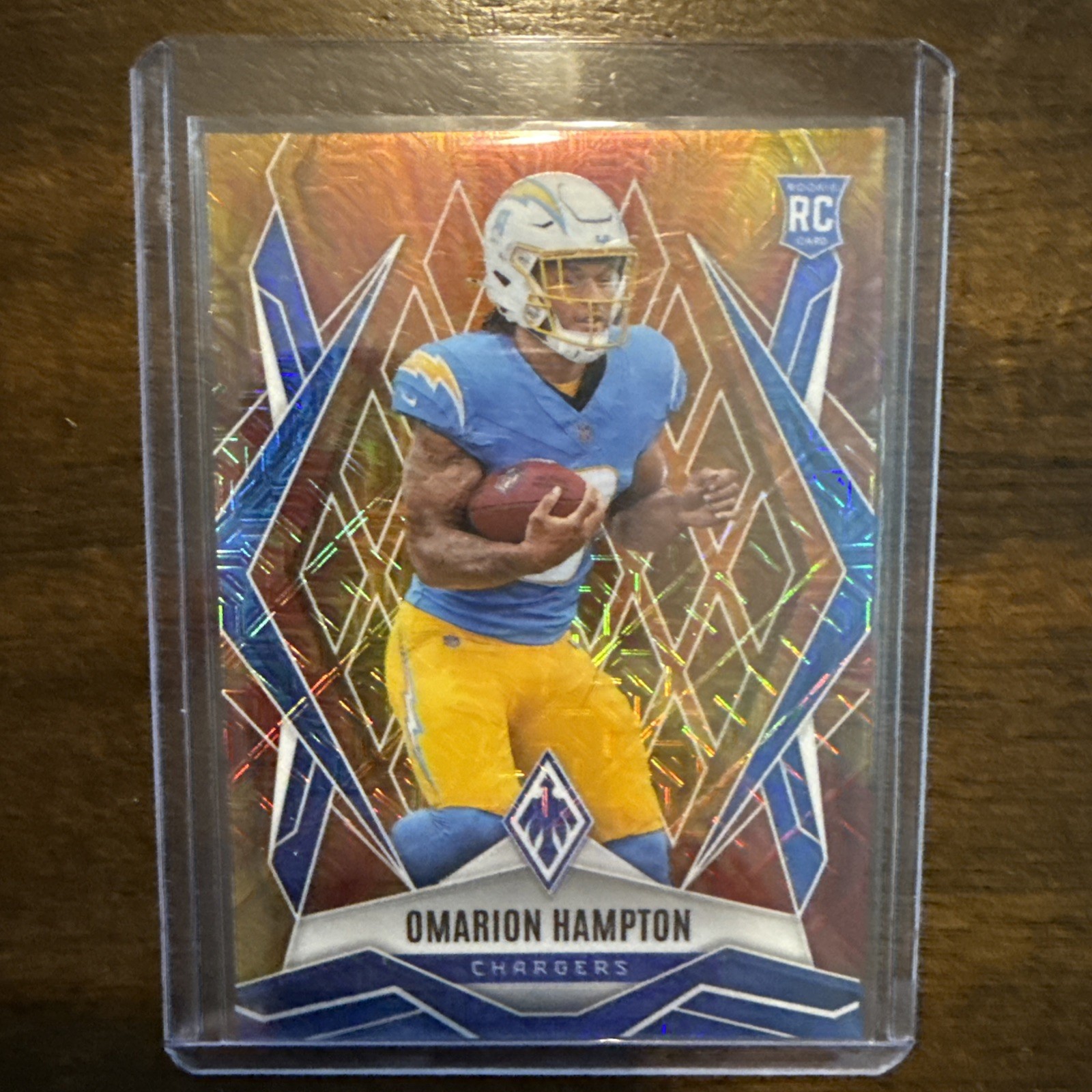 2025 Panini Phoenix Premium Box Set OMARION HAMPTON #192 RC FIREBURST 254/350