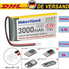 3,7 V 3000 mAh LiPo-Akku wiederaufladbar 1S 3C 103665 Lithium-Polymer-Akku DE
