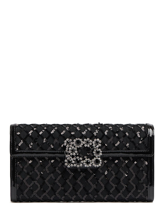 クラッチバッグ Roger Vivier Flower Buckle Pouch Roger Vivier - Envelope flower buckle clutch - Black | eBay