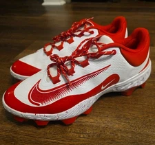 Nike Alpha Huarache Elite 4 Low MCS Baseball Cleats FD6255-105 Men Size 11