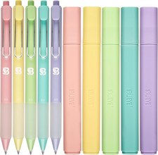 - Aesthetic Highlighters and Gel Pens With Soft Ink and Chisel Tip, Bible Highli