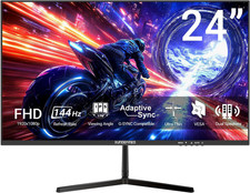 24 Inch 144Hz Gaming Monitor with Speaker, FHD 1920 X 1080 Frameless IPS Comput